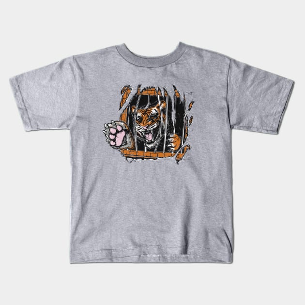 Inner beast Kids T-Shirt by raxarts